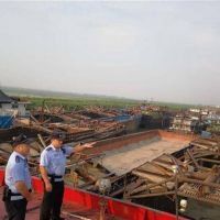 湖北打擊非法采砂、拆除砂石碼頭 監(jiān)利復綠41個港口碼頭！